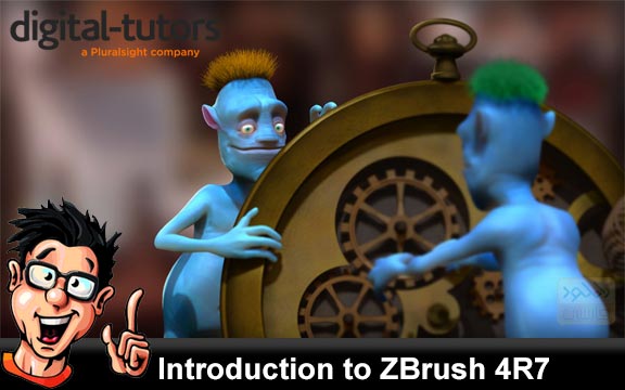 دانلود فیلم آموزشی Introduction to ZBrush 4R7 از شرکت دیجیتال توتورز