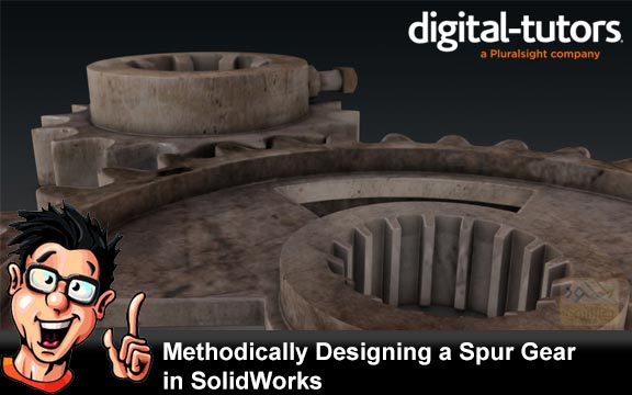 دانلود فیلم آموزشی Methodically Designing a Spur Gear in SolidWorks