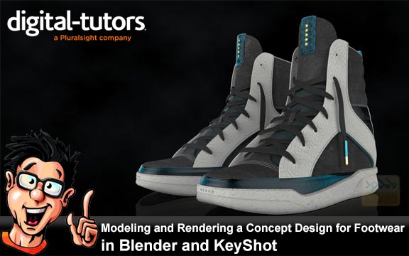 دانلود فیلم آموزشی Modeling and Rendering a Concept Design for Footwear in Blender and KeyShot