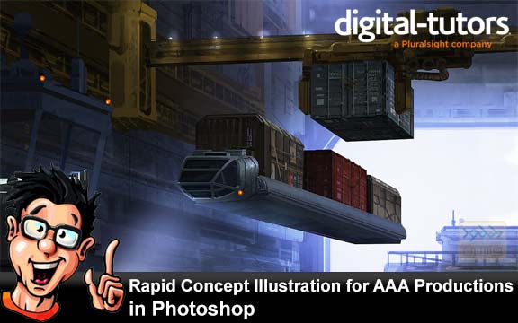 دانلود فیلم آموزشی Rapid Concept Illustration for AAA Productions in Photoshop