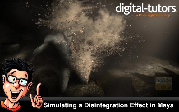دانلود فیلم آموزشی Simulating a Disintegration Effect in Maya