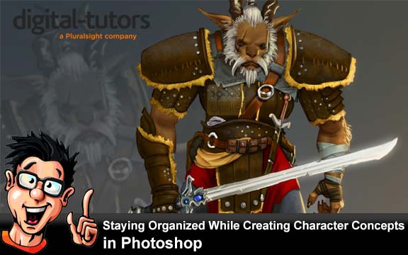 دانلود فیلم آموزشی Staying Organized While Creating Character Concepts in Photoshop