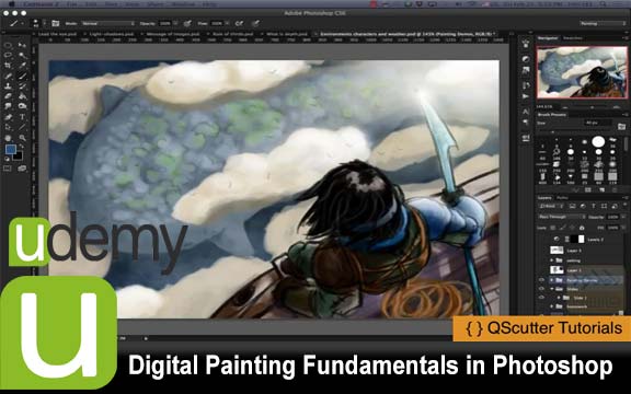 دانلود فیلم آموزشی Digital Painting Fundamentals in Photoshop