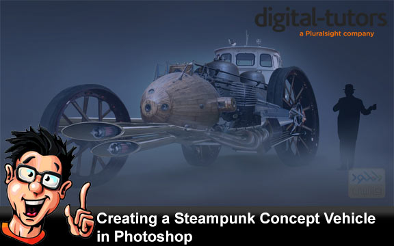 دانلود فیلم آموزشی Creating a Steampunk Concept Vehicle in Photoshop