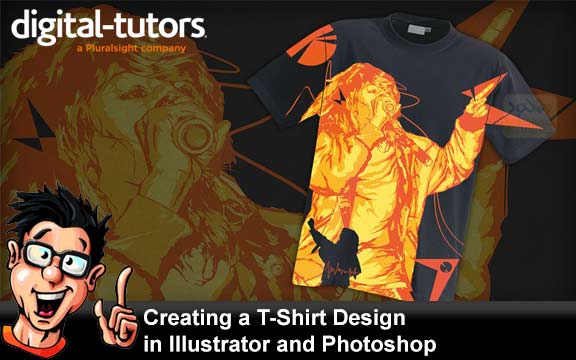 دانلود فیلم آموزشی Creating a T-Shirt Design in Illustrator and Photoshop