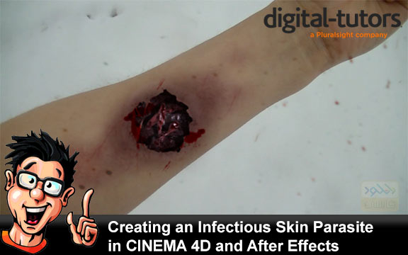 دانلود فیلم آموزشی Creating an Infectious Skin Parasite in CINEMA 4D and After Effects