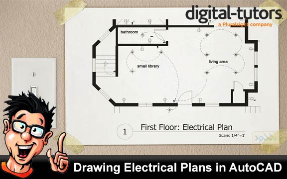 دانلود فیلم آموزشی Drawing Electrical Plans in AutoCAD