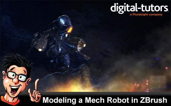 دانلود فیلم آموزشی Modeling a Mech Robot in ZBrush