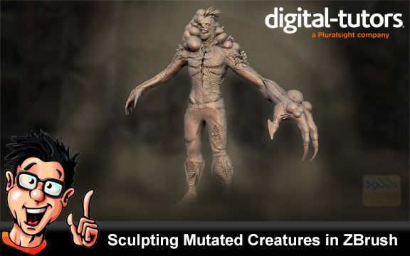دانلود فیلم آموزشی Sculpting Mutated Creatures in ZBrush