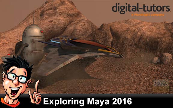 دانلود فیلم آموزشی Exploring Maya 2016