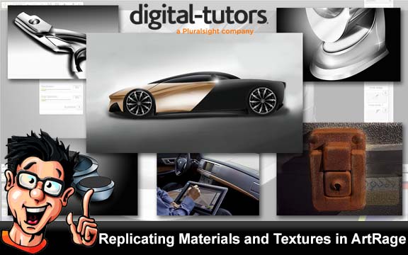 دانلود فیلم آموزشی Replicating Materials and Textures in ArtRage