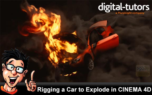 دانلود فیلم آموزشی Rigging a Car to Explode in CINEMA 4D
