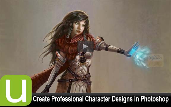 دانلود فیلم آموزشی Create Professional Character Designs in Photoshop