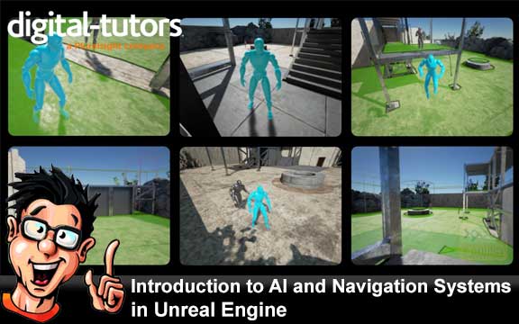 دانلود فیلم آموزشی Introduction to AI and Navigation Systems in Unreal Engine