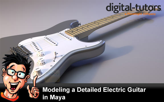 دانلود فیلم آموزشی Modeling a Detailed Electric Guitar in Maya