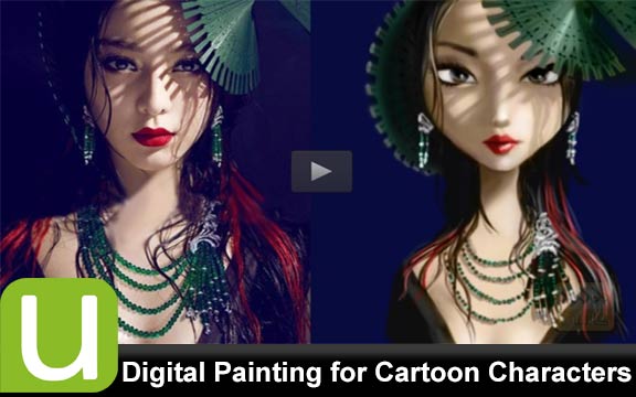 دانلود فیلم آموزشی Digital Painting for Cartoon Characters