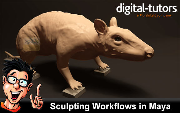 دانلود فیلم آموزشی Sculpting Workflows in Maya