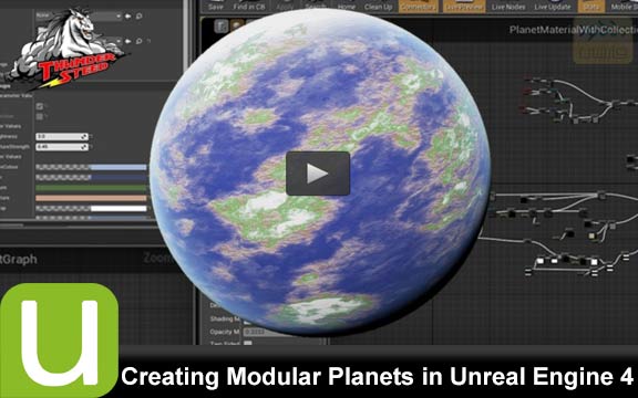 دانلود فیلم آموزشی Creating Modular Planets in Unreal Engine 4