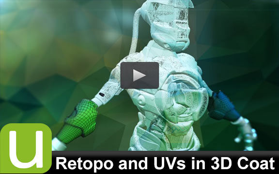 دانلود فیلم آموزشی Retopo and UVs in 3D Coat