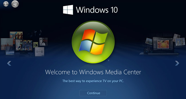 دانلود آخرین نسخه نرم افزار Windows 10 Media Center