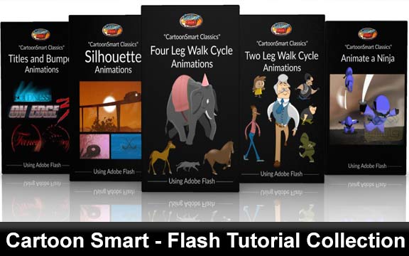 مجموعه کامل آموزش Flash از شرکت Cartoon Smart