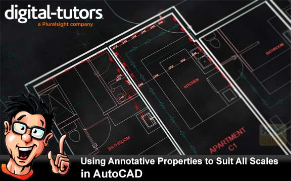 دانلود فیلم آموزشی Using Annotative Properties to Suit All Scales in AutoCAD