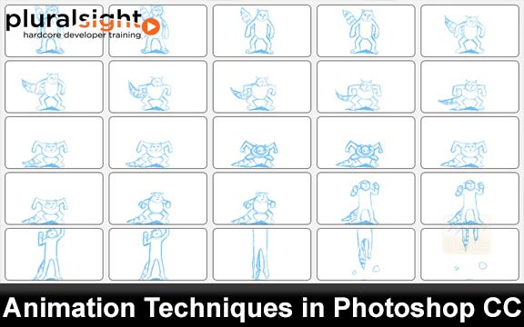 دانلود فیلم آموزشی Animation Techniques in Photoshop CC