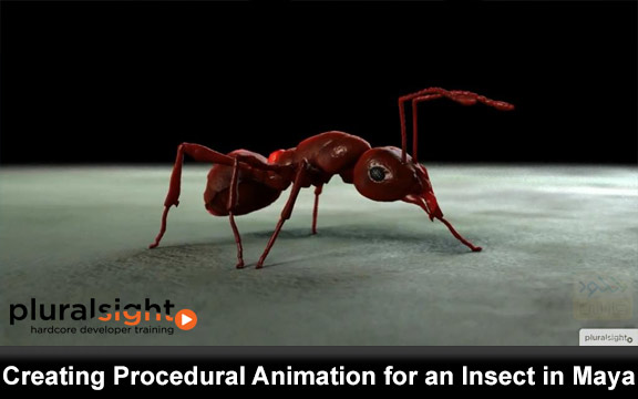 دانلود فیلم آموزشی Creating Procedural Animation for an Insect in Maya