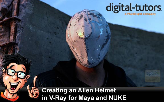 دانلود فیلم آموزشی Creating an Alien Helmet in V-Ray for Maya and NUKE