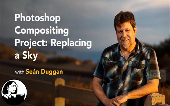 دانلود فیلم آموزشی Photoshop Compositing Project: Replacing a Sky