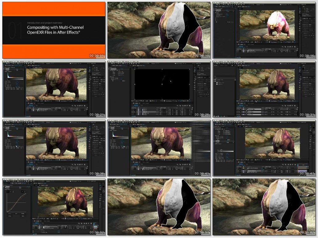 Compositing with Multi-channel OpenEXR Files in After Effects