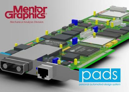 دانلود نرم افزار طراحی برد های مدار چاپی Mentor Graphics PADS VX v2.7