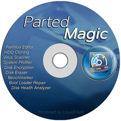 دانلود نرم افزار پارتیشن بندی هارد دیسک Parted Magic 2016.10.18