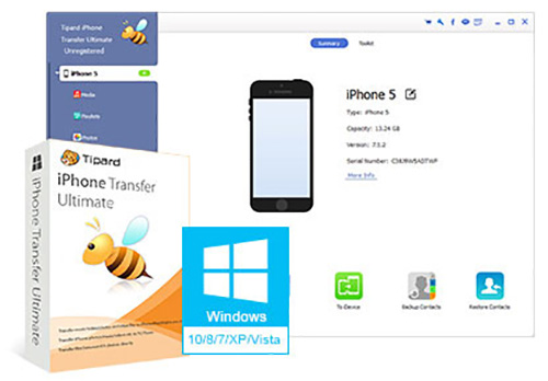 دانلود نرم افزار مدیریت گوشی های آیفون Tipard iPhone Transfer Ultimate