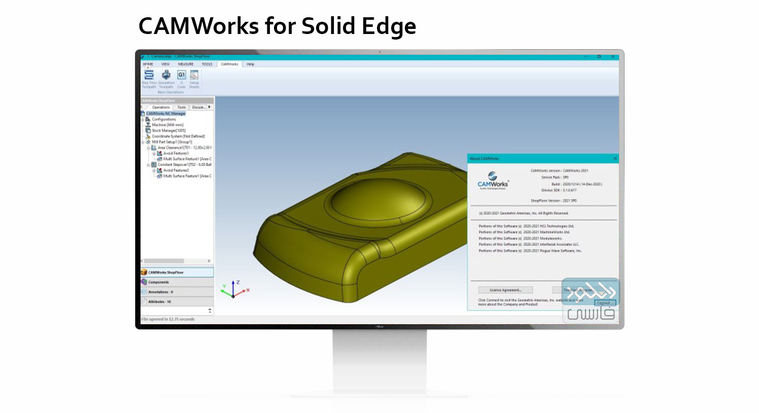 دانلود نرم افزار مهندسی CAMWorks 2022 SP1 (x64) for Solid Edge