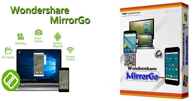 دانلود نرم افزار نمایش صفحه گوشی اندروید در کامپیوتر Wondershare MirrorGo v1.9.0