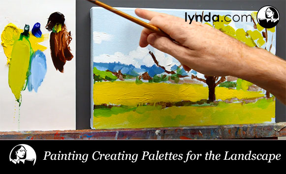 دانلود فیلم آموزشی Painting Creating Palettes for the Landscape