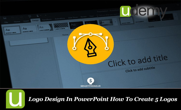 دانلود فیلم آموزشی Logo Design In PowerPoint How To Create 5 Logos