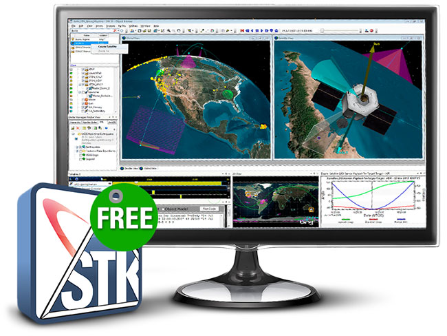 دانلود نرم افزار مهندسی هوا فضا AGI Systems Tool Kit STK v11.2.0