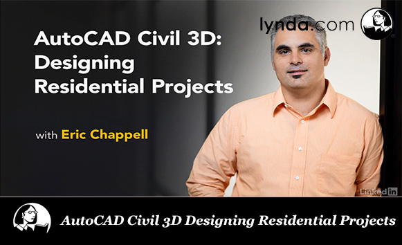دانلود فیلم آموزشی AutoCAD Civil 3D Designing Residential Projects