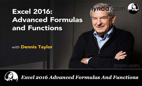 دانلود فیلم آموزشی Excel 2016 Advanced Formulas And Functions همراه با آپدیت 1 مارس 2016