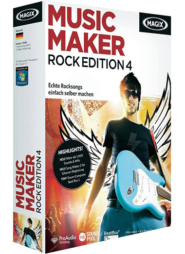 دانلود نرم افزار MAGIX Music Maker Rock Edition 4 v6.0.0.6 ساخت و ویرایش موزیک های راک