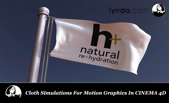 دانلود فیلم آموزشی Cloth Simulations For Motion Graphics In CINEMA 4D