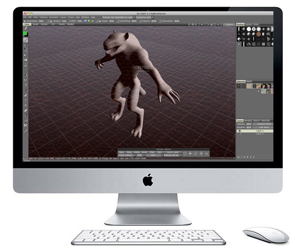دانلود نرم افزار طراحی شخصیت های سه بعدی در مک 3D Coat MacOSX