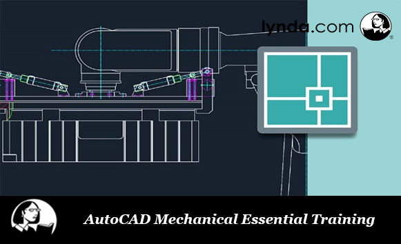 دانلود فیلم آموزشی AutoCAD Mechanical Essential Training