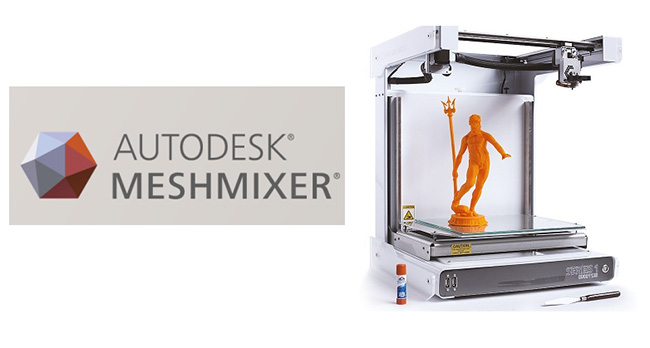 دانلود نرم افزار ساخت مدل سه بعدی و مش بندی Autodesk Meshmixer