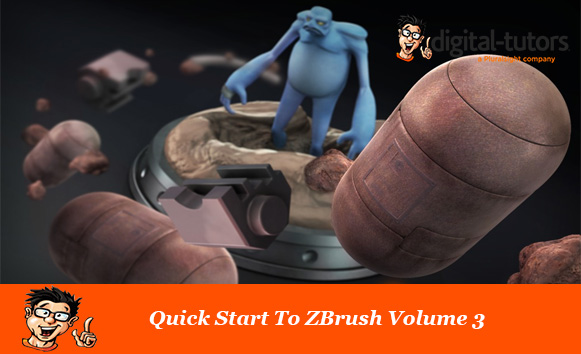 دانلود فیلم آموزشی Quick Start To ZBrush Volume 3