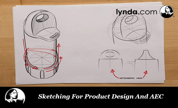 دانلود فیلم آموزشی Sketching For Product Design And AEC