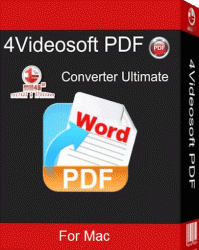 دانلود نرم افزار تبدیل فرمت فایل های PDF برای مک 4Video PDF Converter