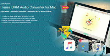 دانلود نرم افزار تبدیل فرمت فایل های صوتی iTunes برای مک NoteBurner iTunes DRM Audio Converter